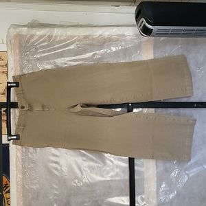 Muji Straight Leg Khaki Pants